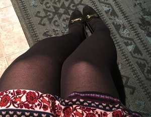 legs | selfie photo of legs in brown tights